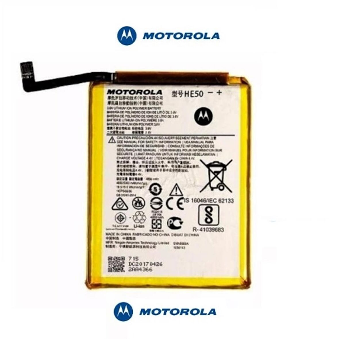 Motorola Moto E4 Plus Xt1770 Pil Batarya He50