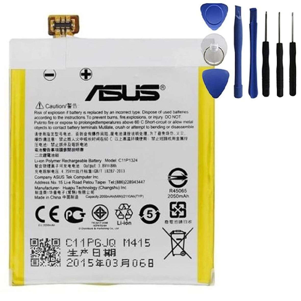 Asus Zenfone 5 Pil Batarya ve Tamir Seti C11P1324