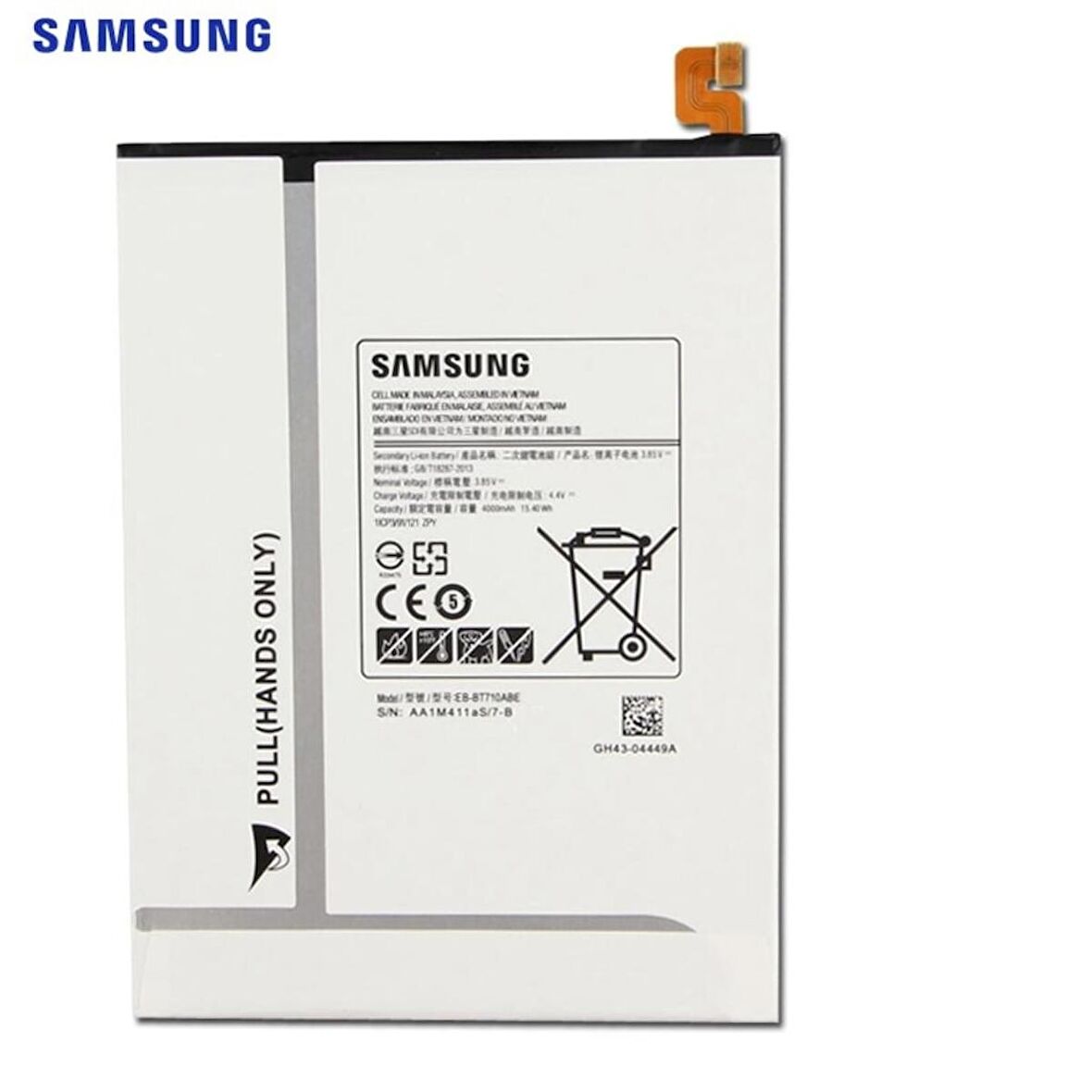 Samsung Galaxy Tab S2 Sm-T710 Eb-Bt710Aba Tablet Batarya - Pil