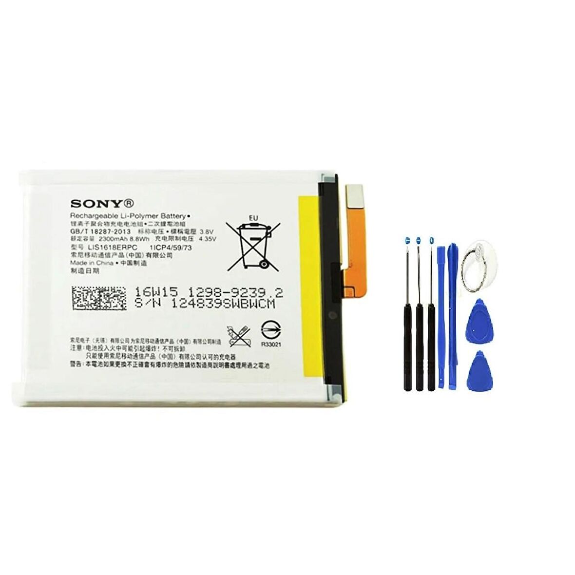 Sony Xperia Xa Batarya Pil ve Tamir Seti-Lis1618Erpc