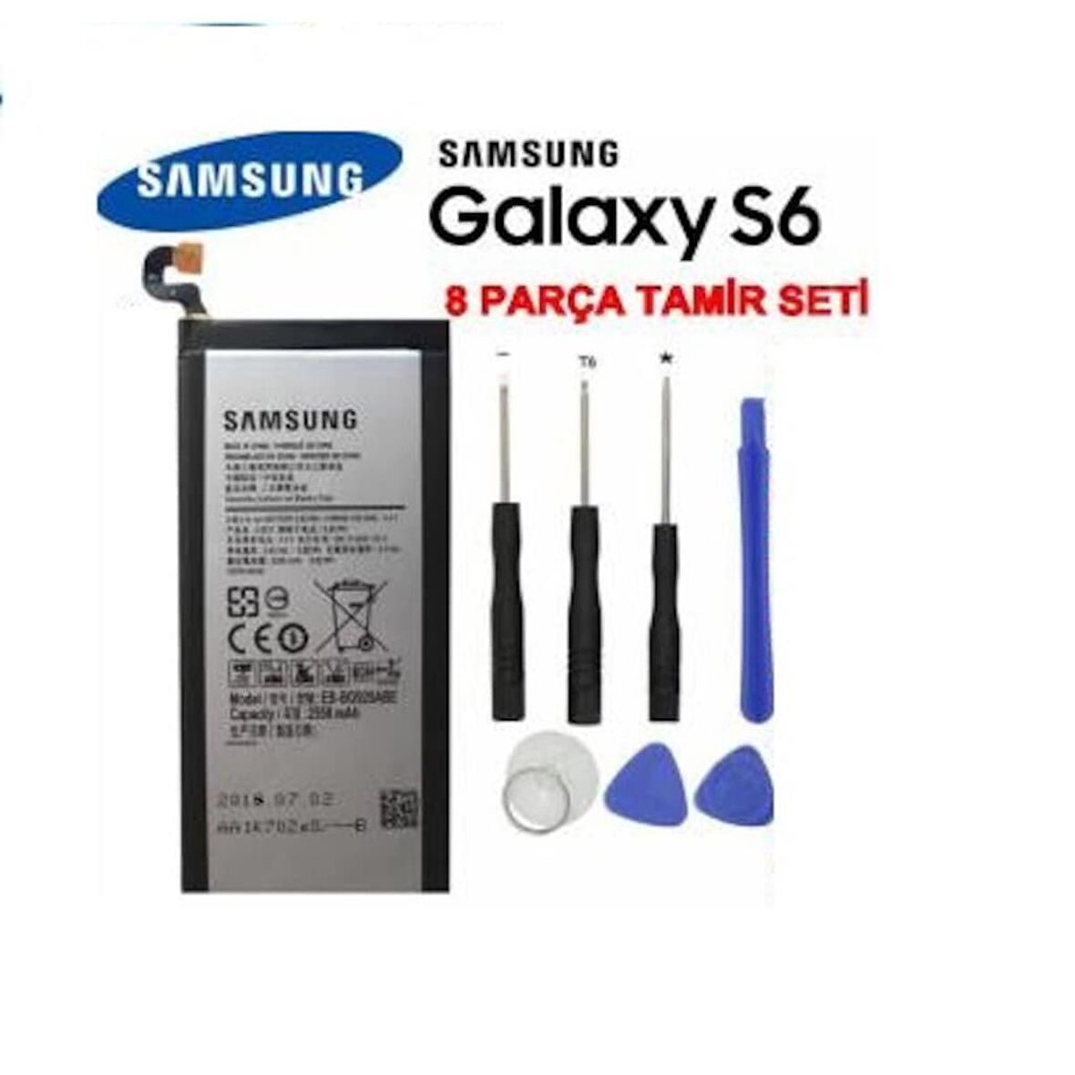 Samsung S6 Pil Batarya ve Tamir Seti Eb-Bg920Abe