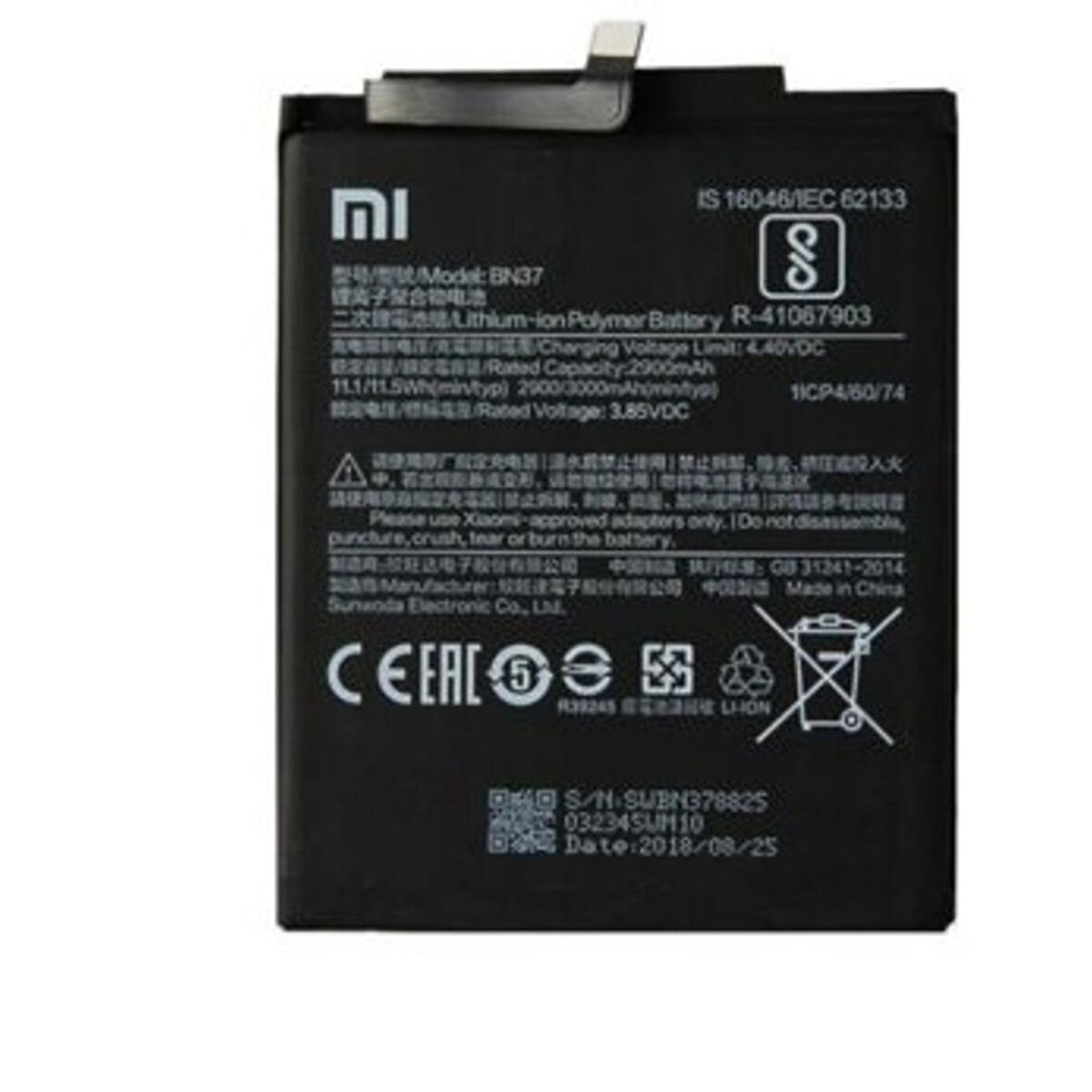 Xiaomi Redmi 6/ Redmi 6A Bn37 Batarya Pil