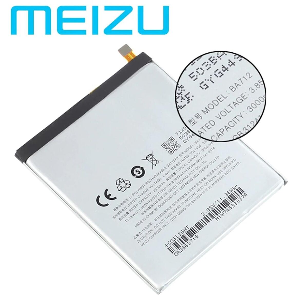Meizu S6-M712 Pil Batarya Ba712