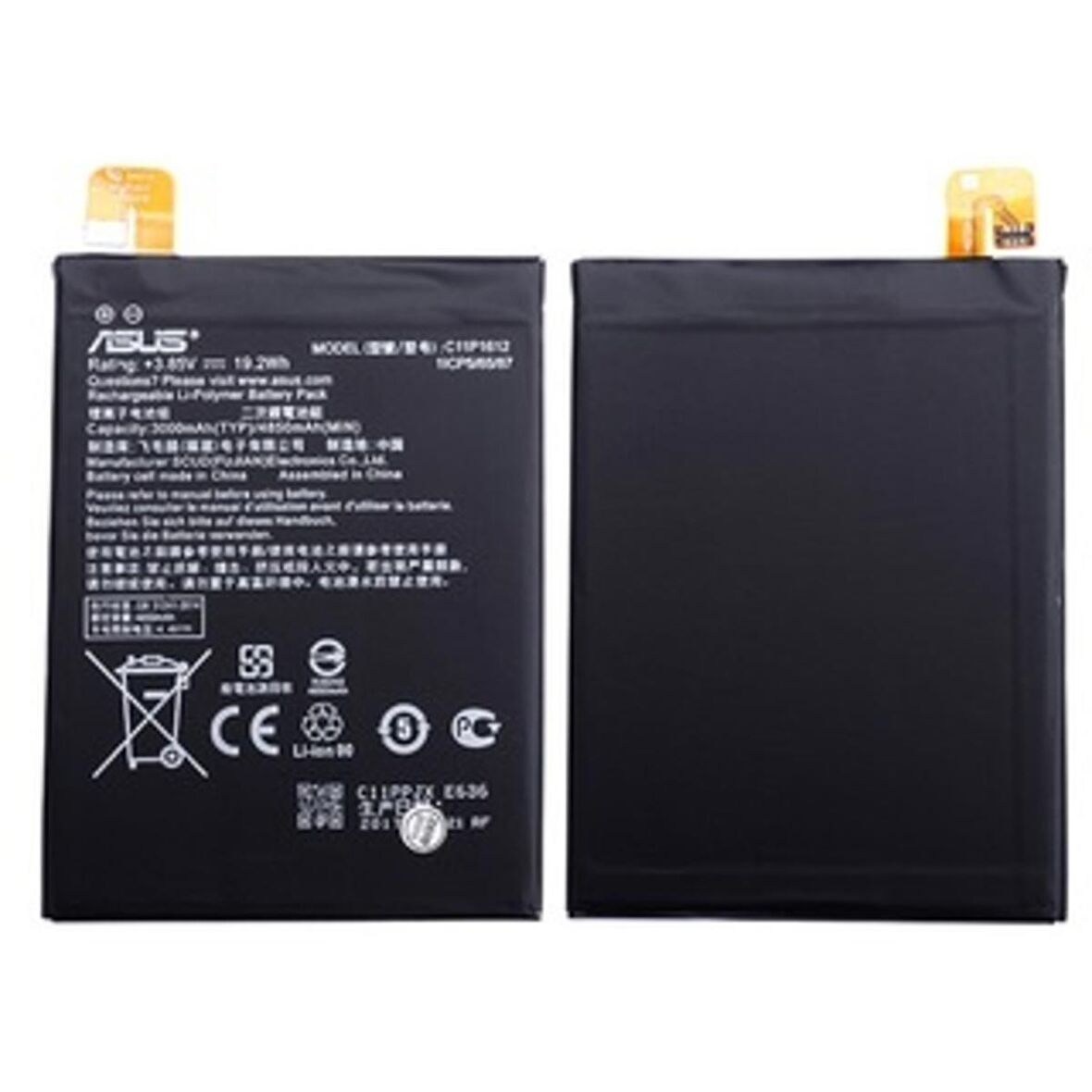 Asus Zenfone Zoom S Pil Batarya C11P1612