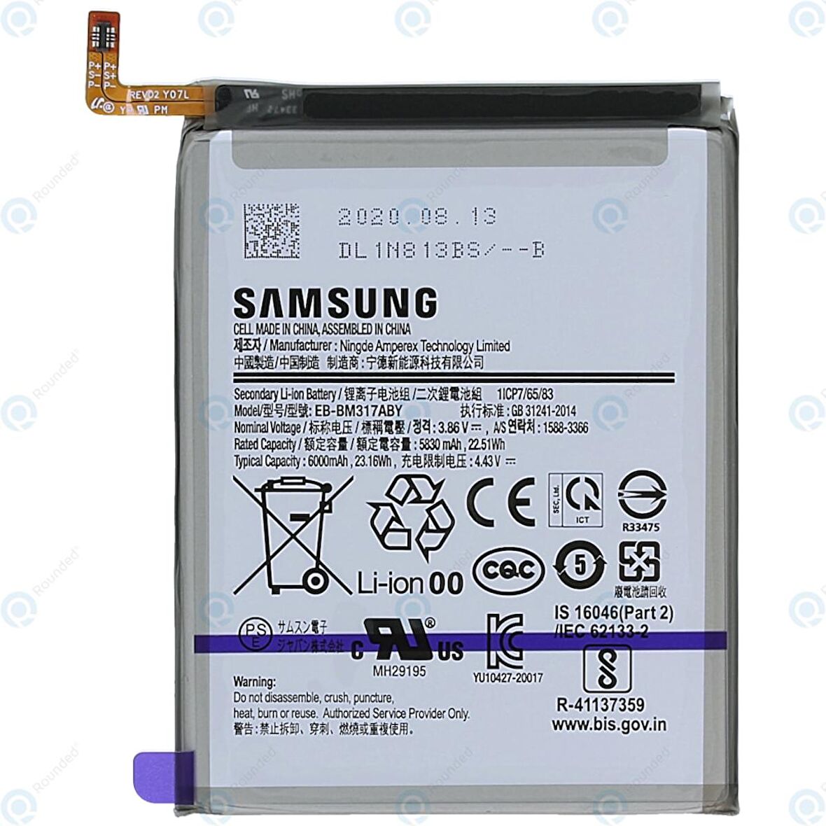 Samsung Galaxy M31S Batarya Pil Sm-M317 Eb-Bm317Aby