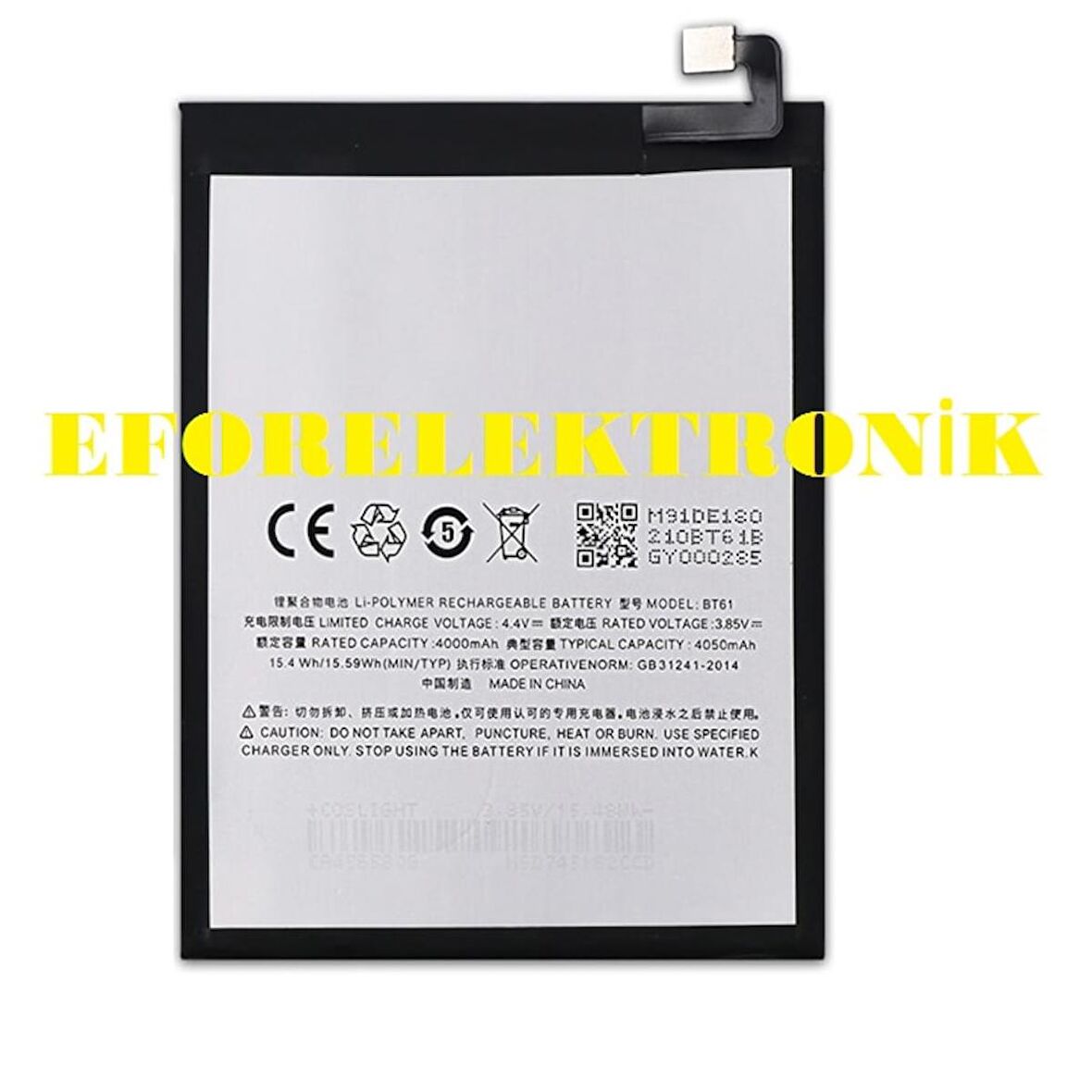 Meizu M3 Note Bt61 Batarya Pil