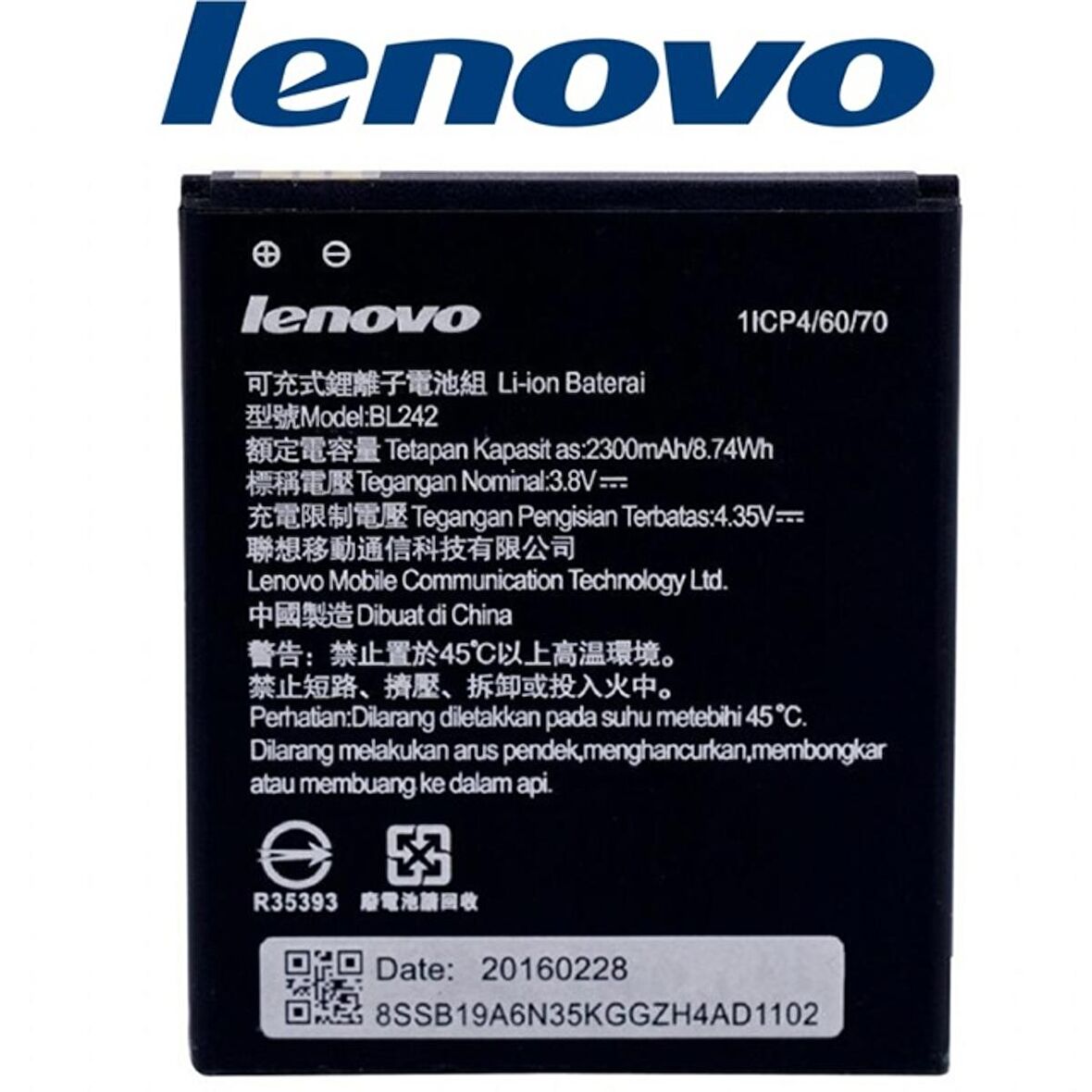 Lenovo K3 Note Pil Batarya Bl243