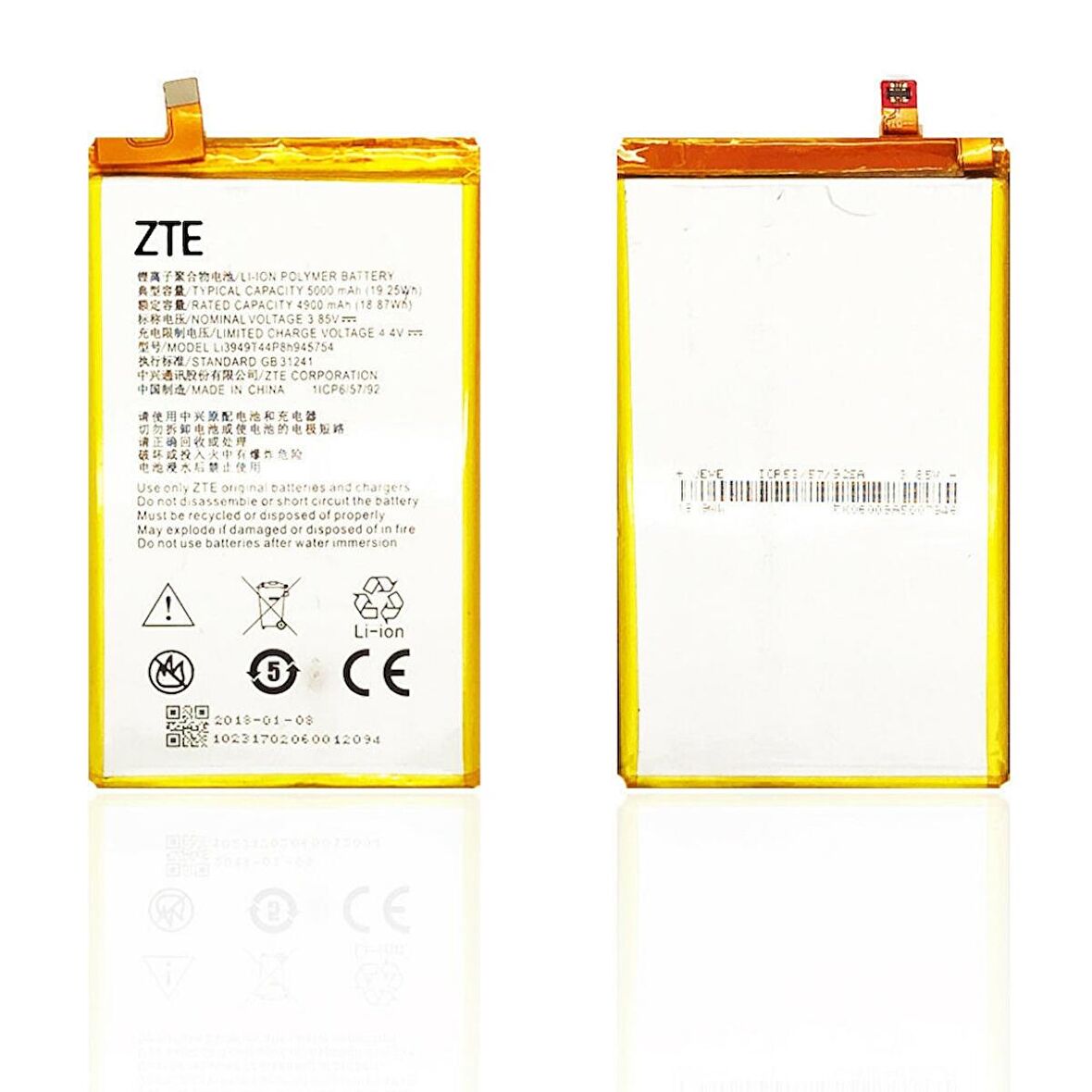 Zte Blade A610 Plus Pil Batarya ve Tamir Seti Li3949T44P8H945754