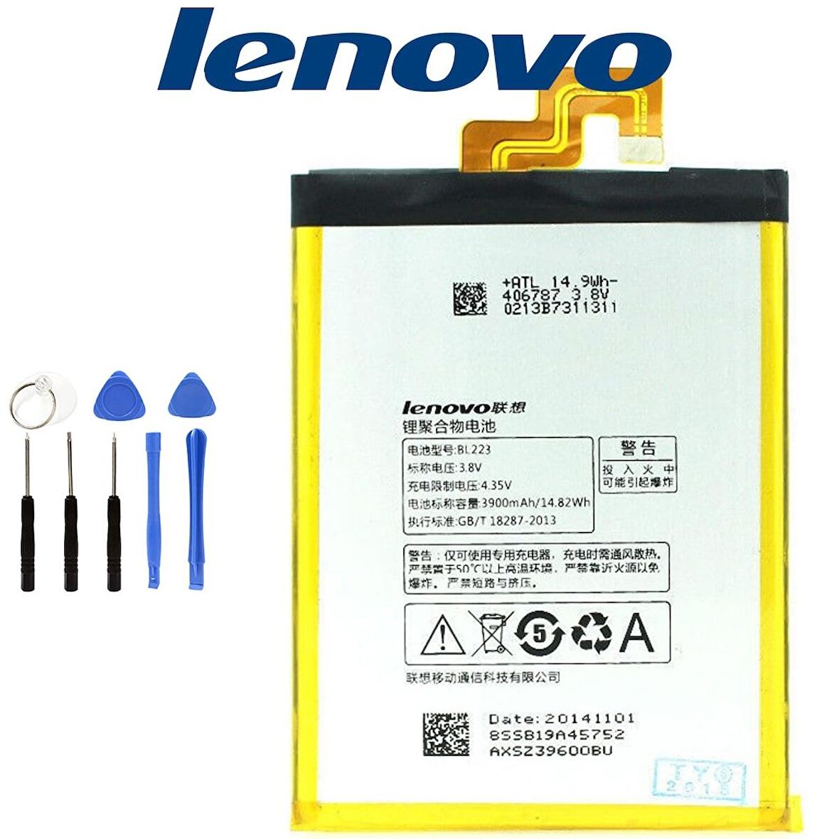 Lenovo Vibe Z2 Pro K920 Pil Batarya ve Tamir Seti Bl223