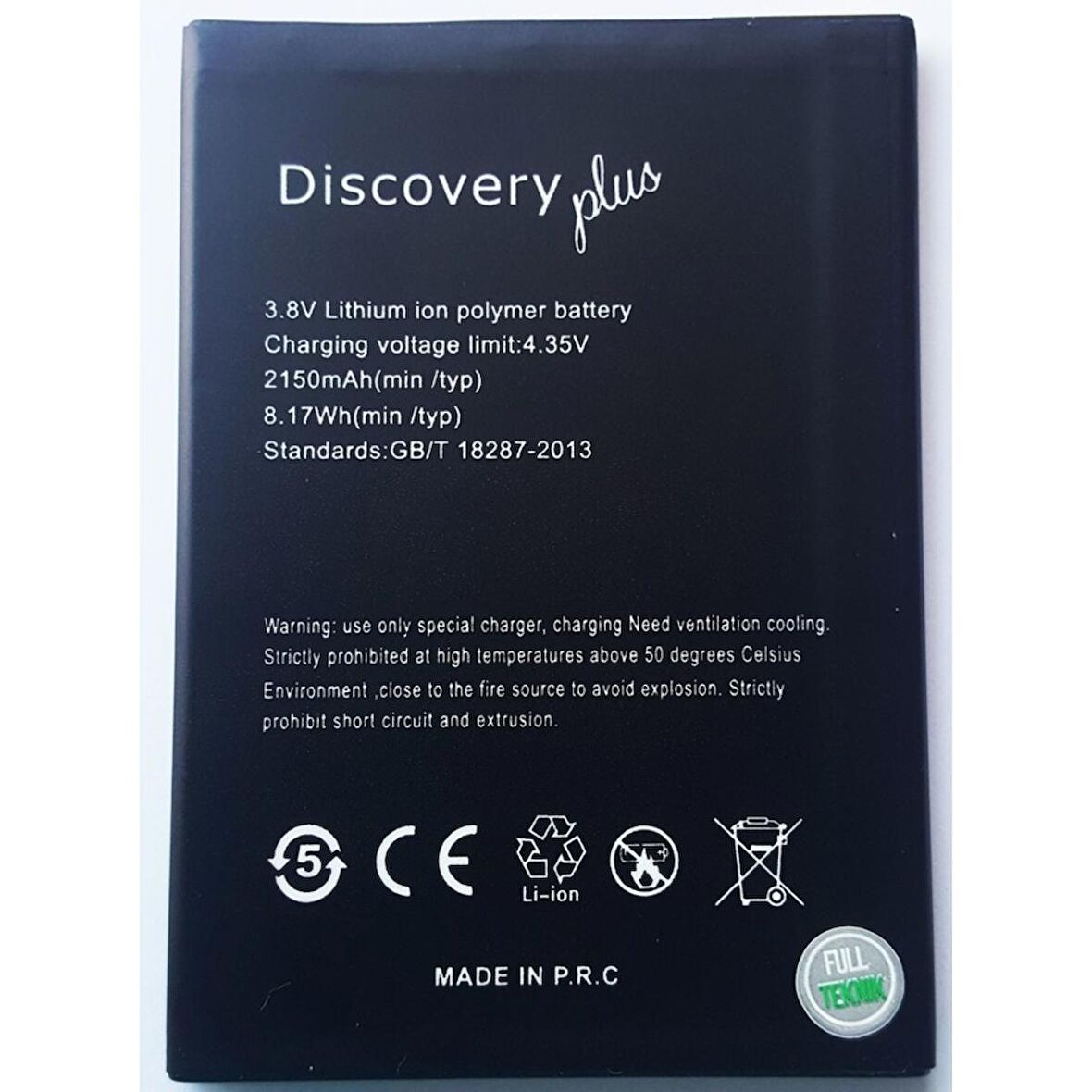 General Mobile Discovery Plus Pil Batarya