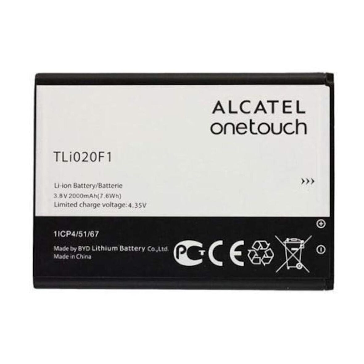 Alcatel One Touch Tcl J720 J720T J726T J726T Tli020F1 Pil Batarya
