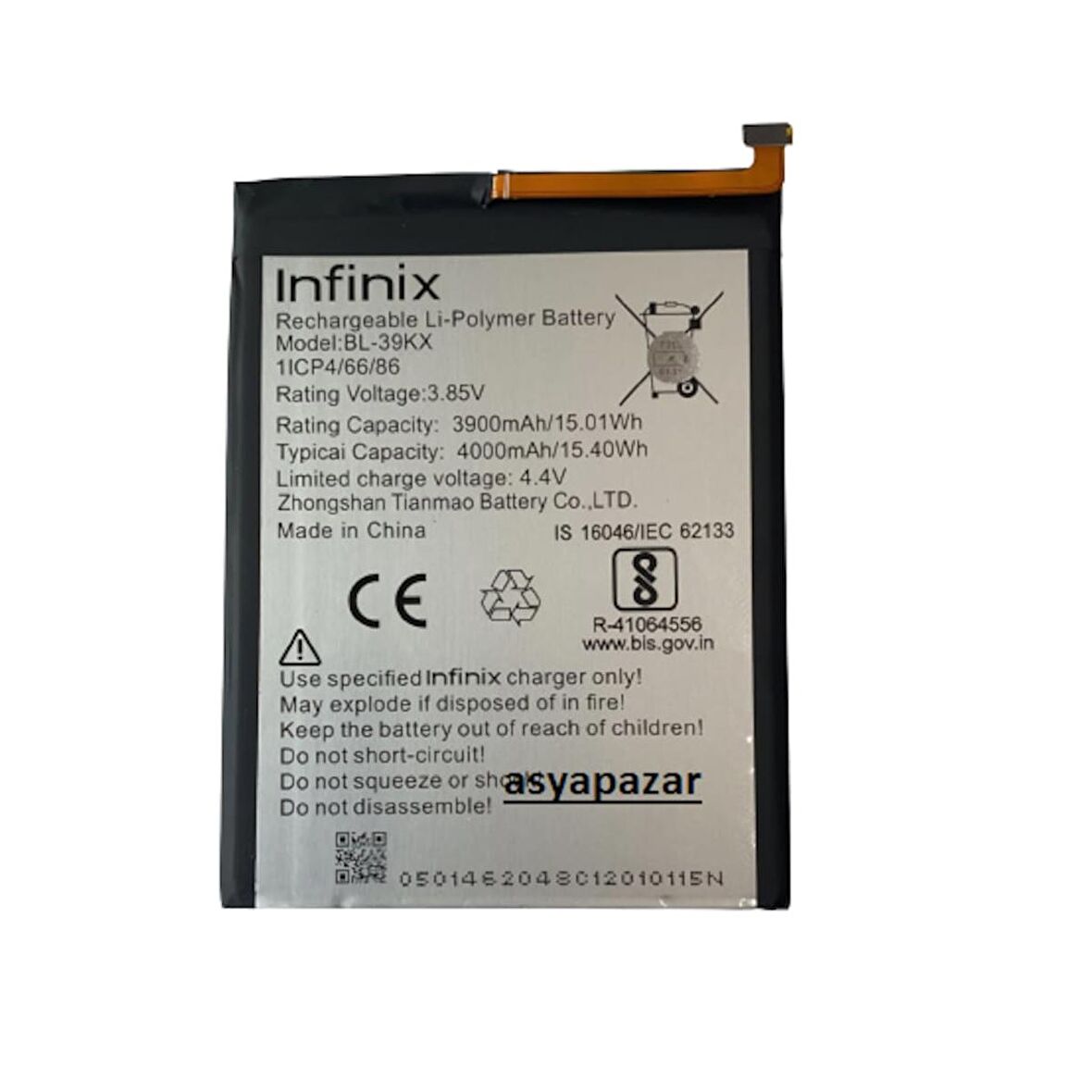 Infinix Hot 7/ Hot Pro Pil Batarya Bl-39Kx Hot7 Pil Batarya