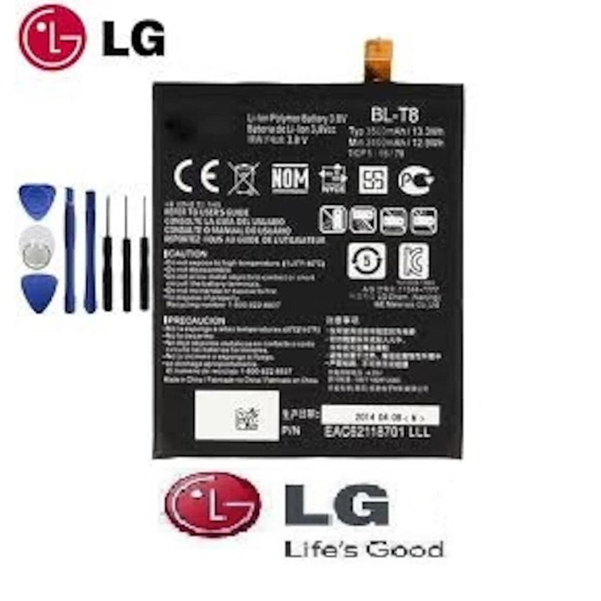 Lg G Flex Batarya Pil Bl-T8 3500 Mah ve Tamir Seti