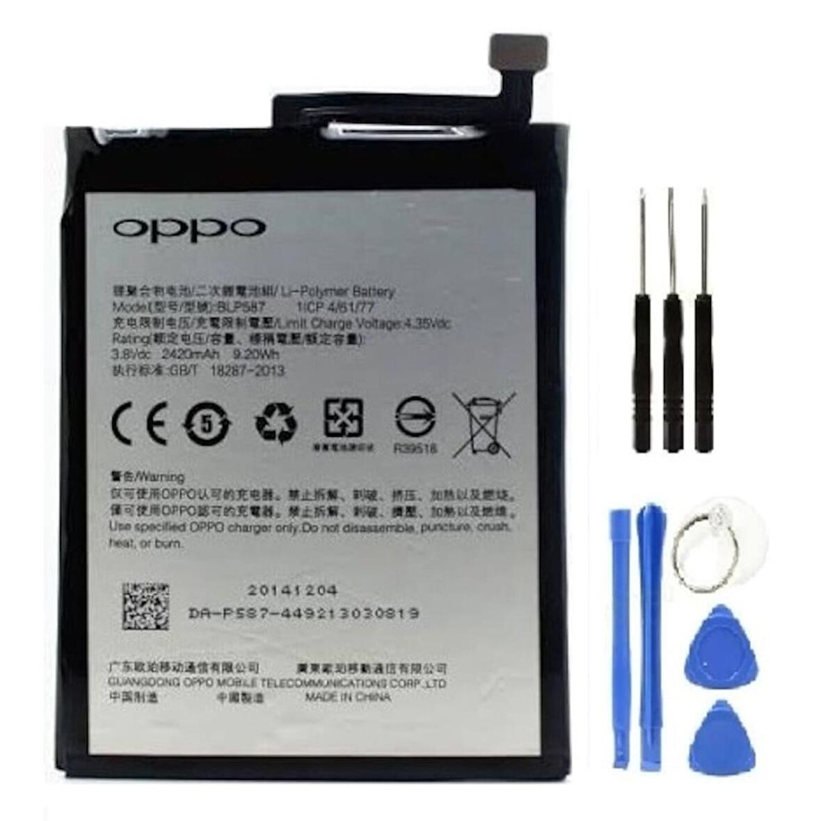 Oppo R1X Pil Batarya Bl587 Tamir Seti