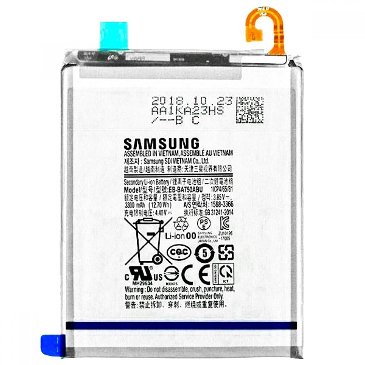 Samsung Galaxy EB-BA750ABU M10S M107S Pil Batarya