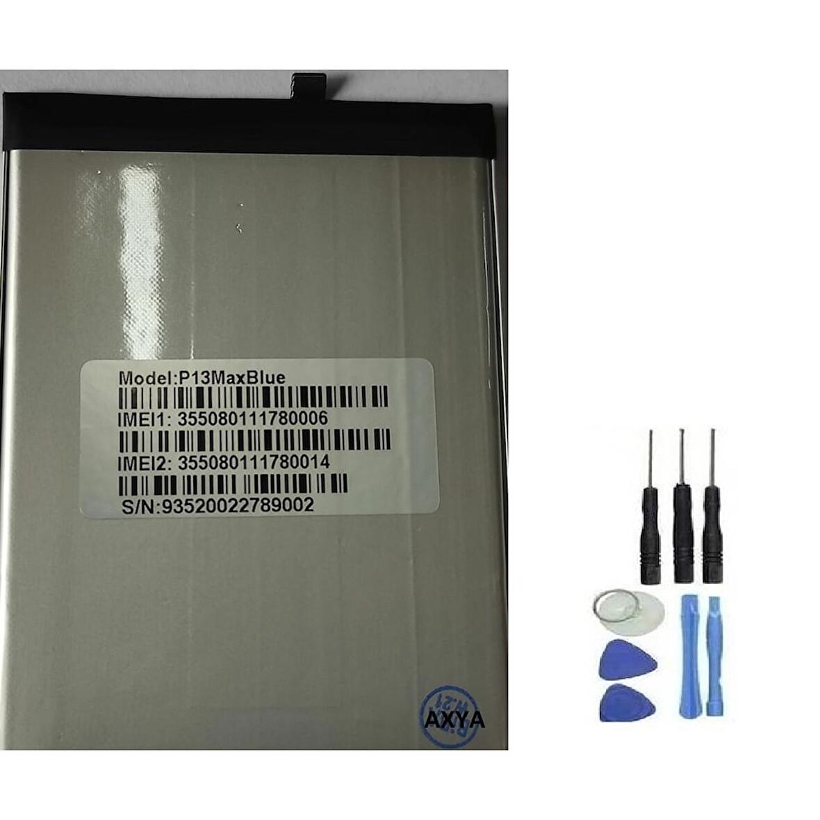 Reeder P13 Max Blue Pil Batarya ve Tamir Seti