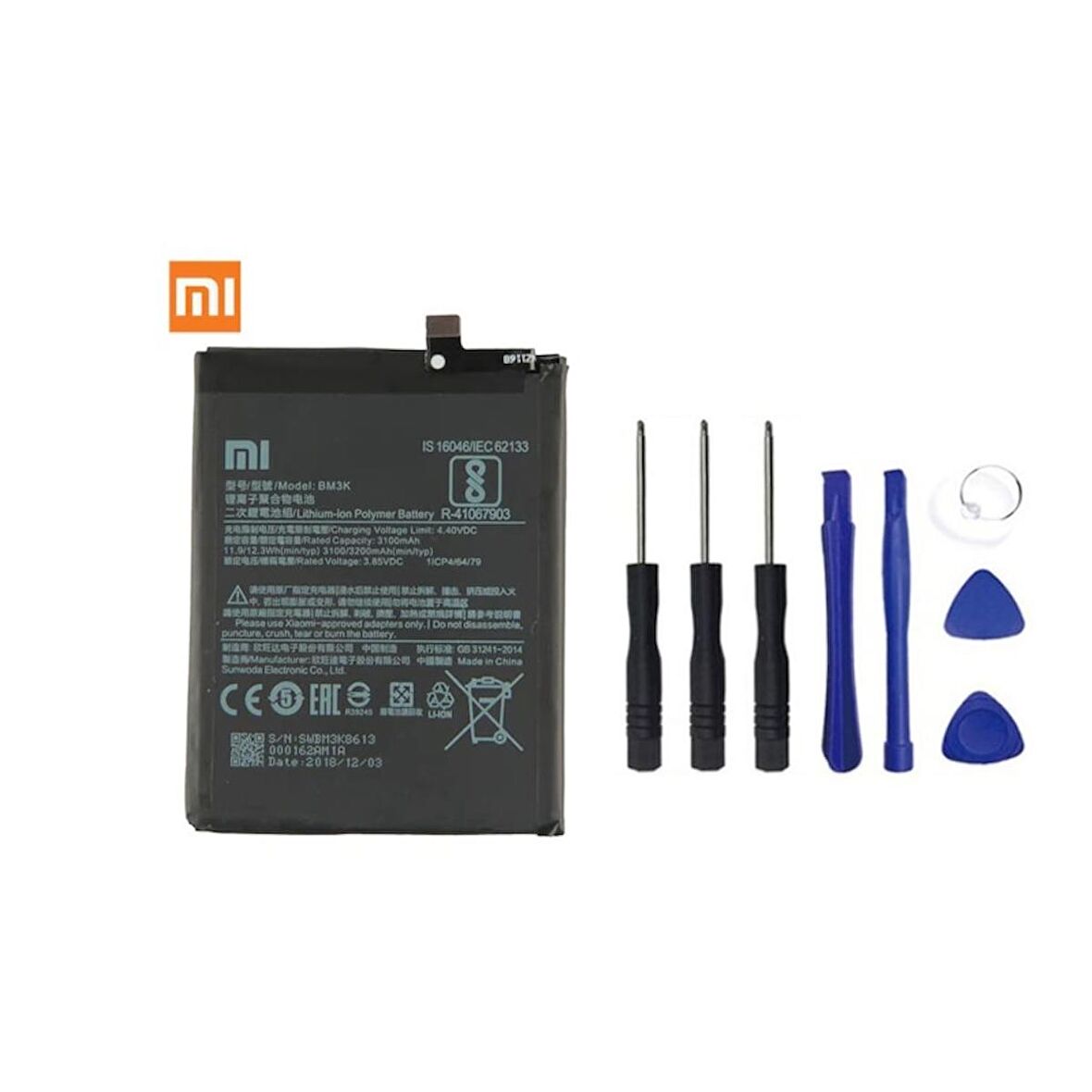 Xiaomi Mi Mix 3 Batarya Pil ve Tamir Seti Bm3K