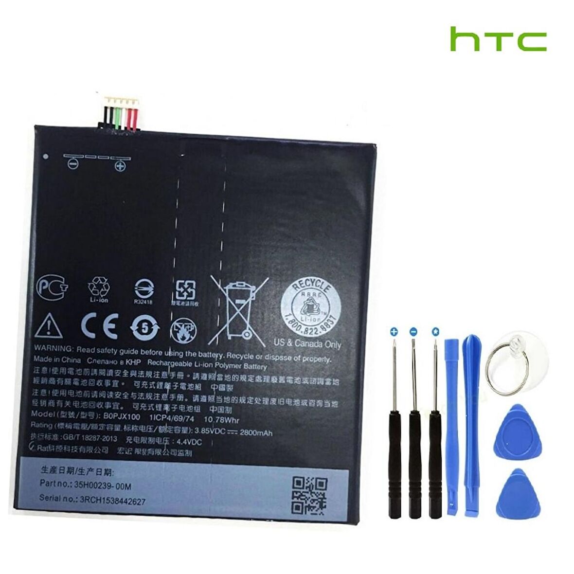 Htc Desire 828-830 Batarya Pil Bopjx100+Tamir Seti