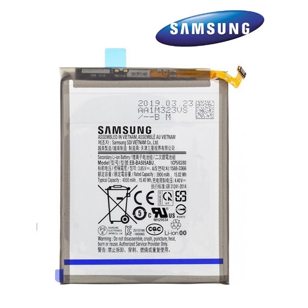 Samsung A30-A50 Eb-Ba505Abu Batarya Pil