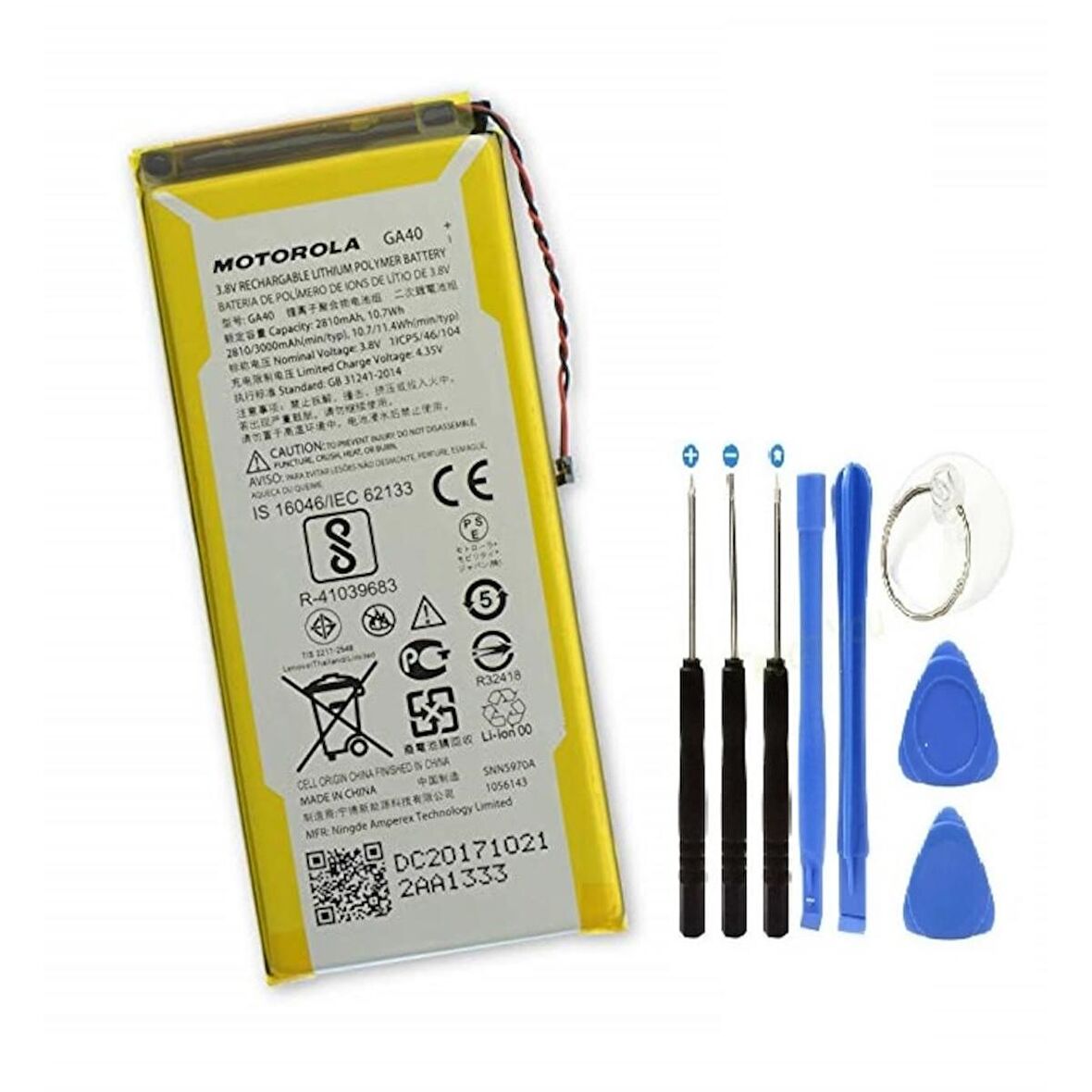 Motorola G4 XT1625-XT1622 Pil Batarya GA40 Tamir Seti