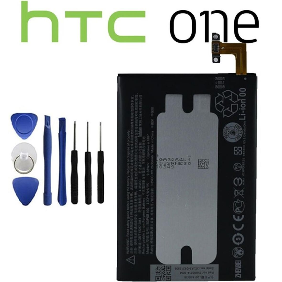Htc One M8/E8 Pil Batarya B0P6B100 Ve Tamir Seti