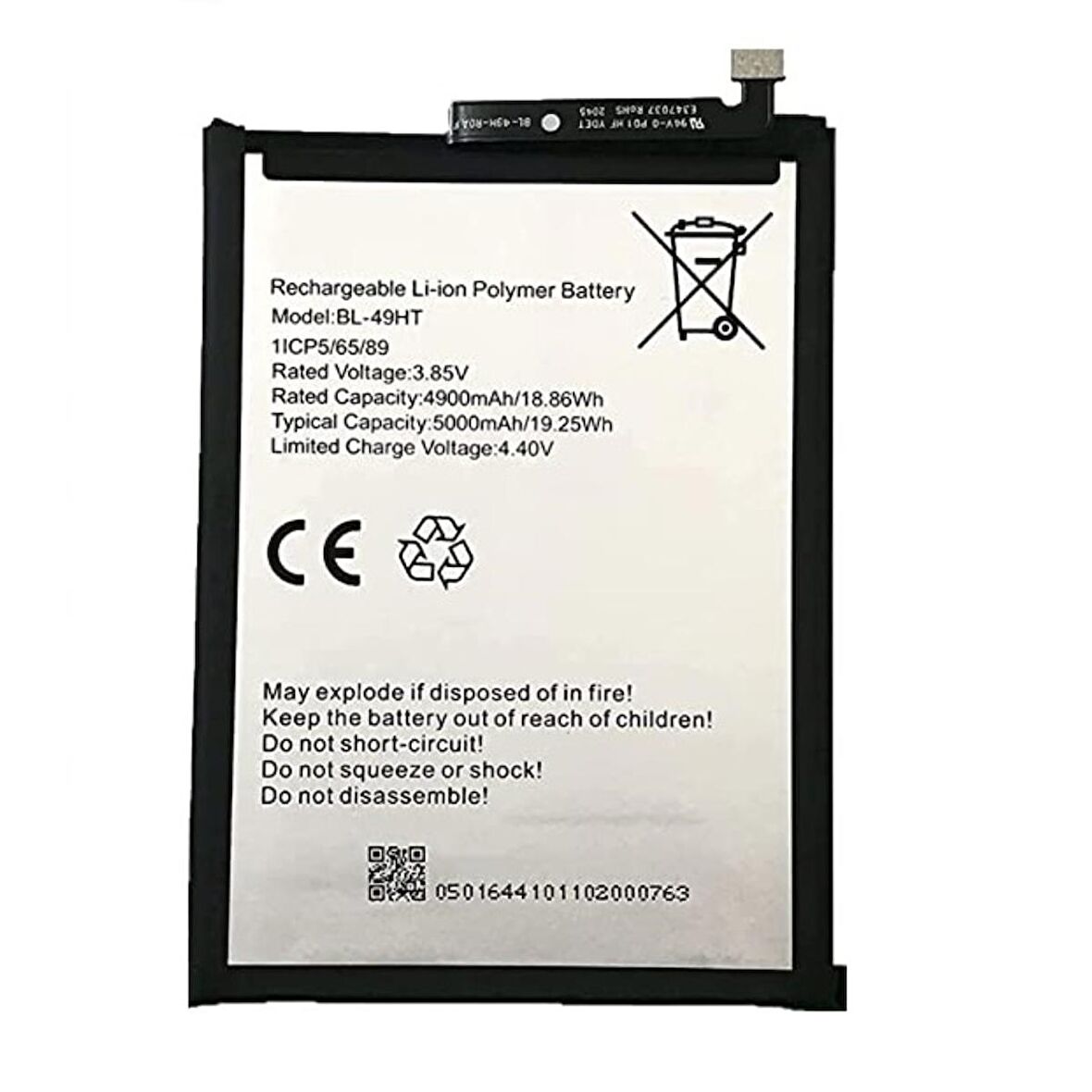 Tecno Spark 6 Pil Batarya KE7 BL-49HT