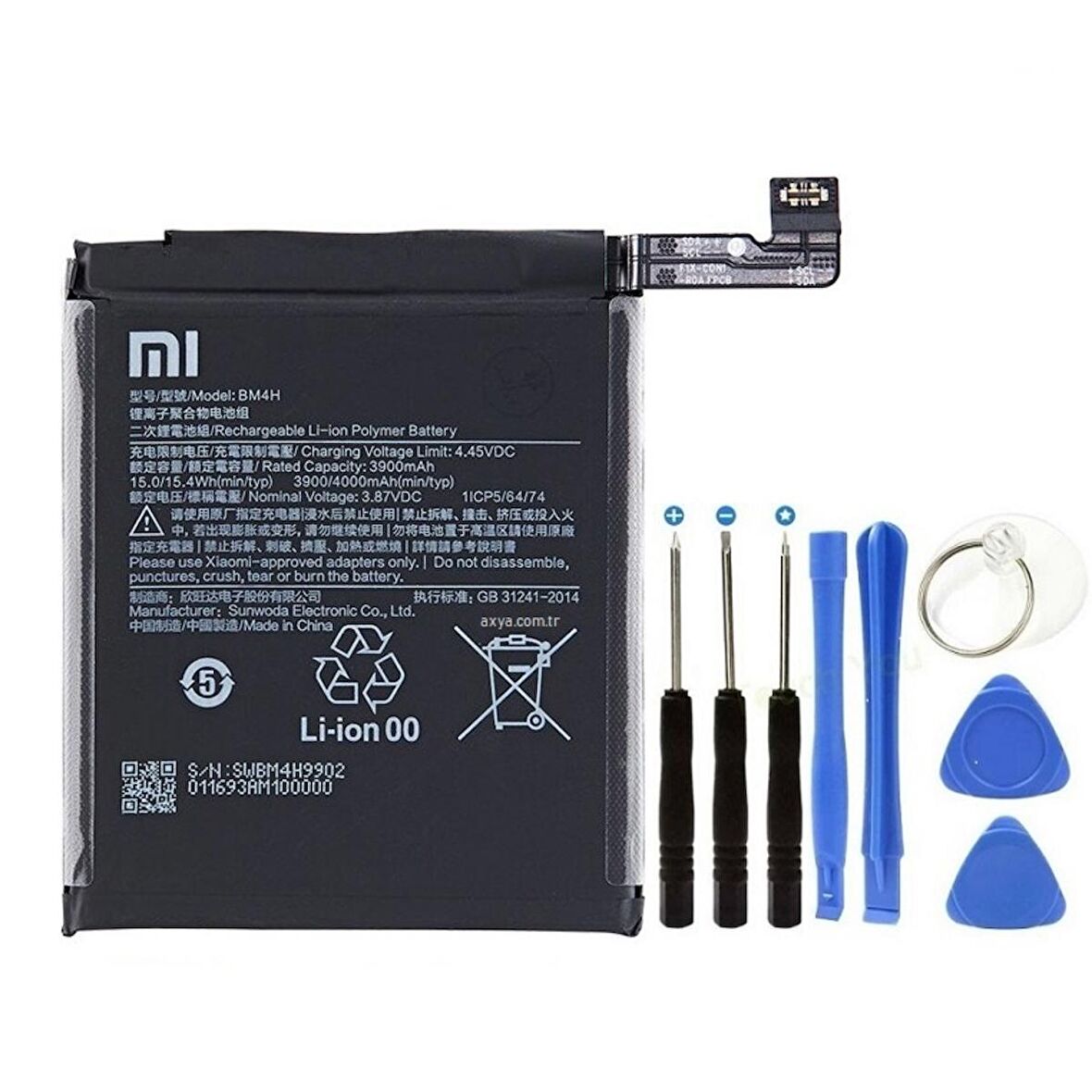 Xiaomi Mi 9 Pro 5G Pil Batarya BM4H ve Tamir Set