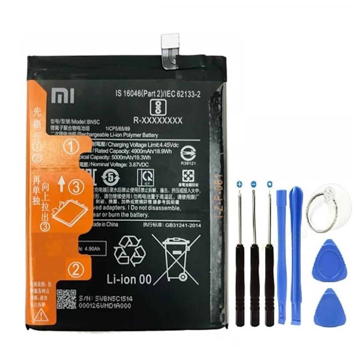 Xiaomi Poco M4 Pro 5G Pil Batarya BN5C ve Tamir Seti