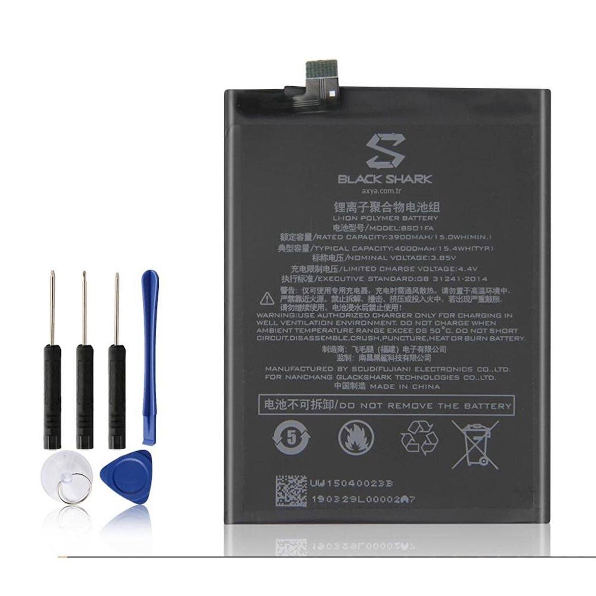 Xiaomi Black Shark1 Pil Batarya BS01FA ve Tamir Set