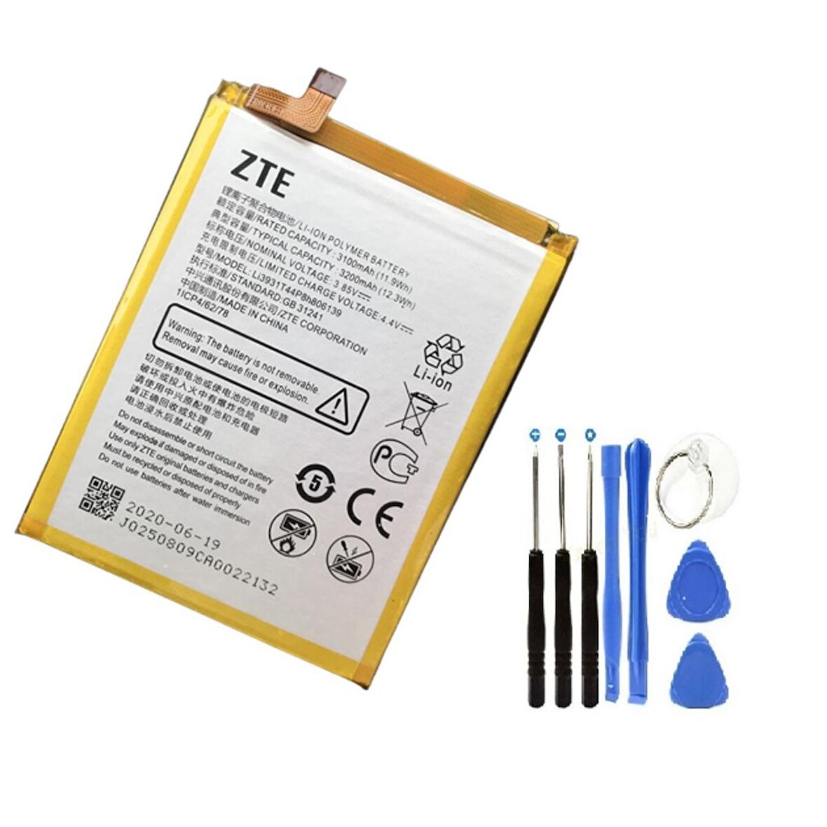 Axon V9 Pil Batarya Lİ3932T44P8h806139 ve Tamir Seti