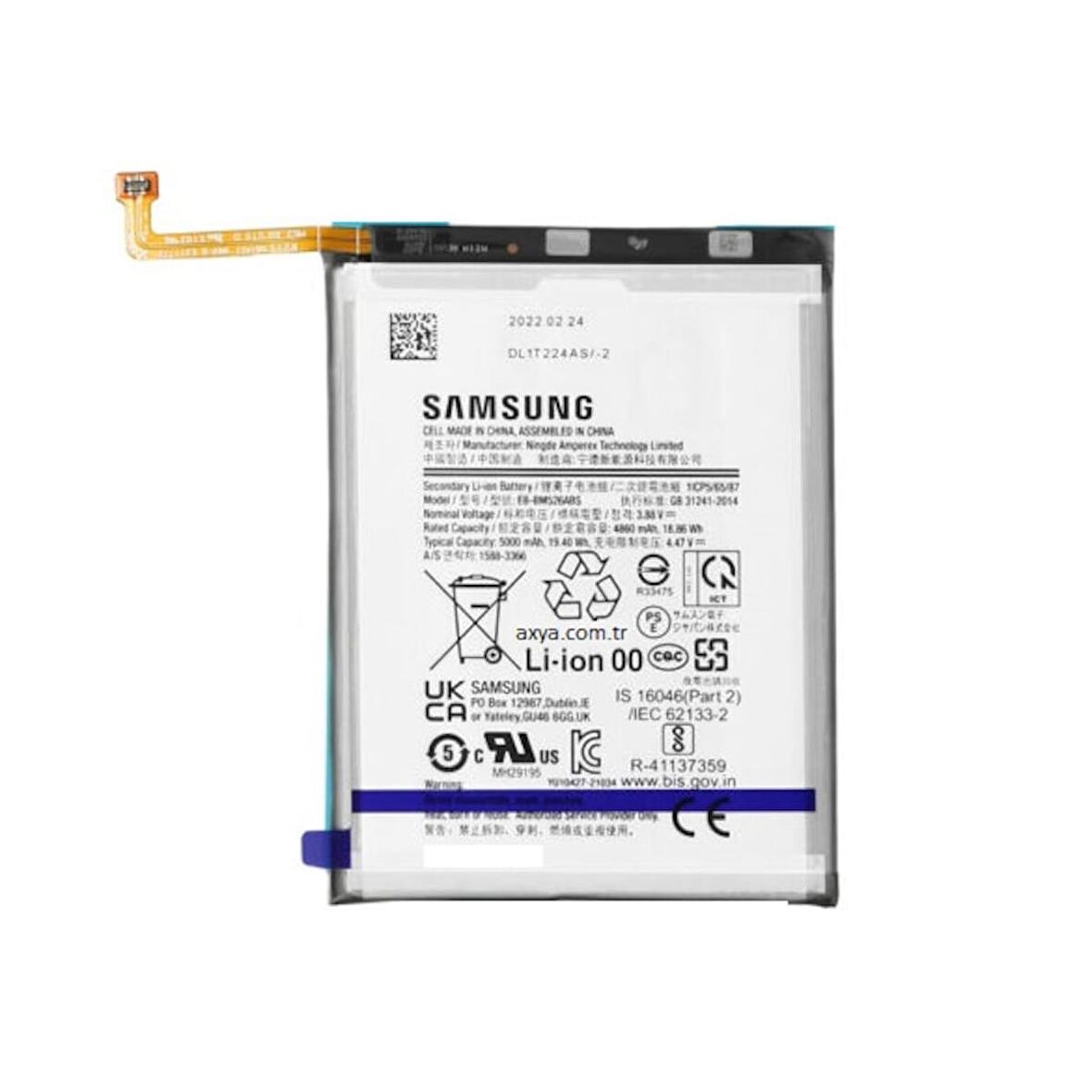 Samsung M52 Pil Batarya EB-BM526ABS 5000 mAh