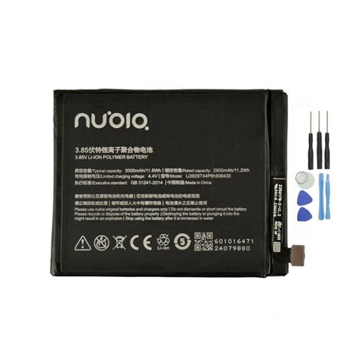 Zte Nubia Z11 Pil Batarya ve Tamir Seti Li3829T44P6h806435