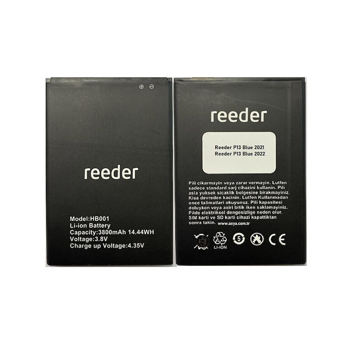 Reeder P13 Pil Batarya Hb001