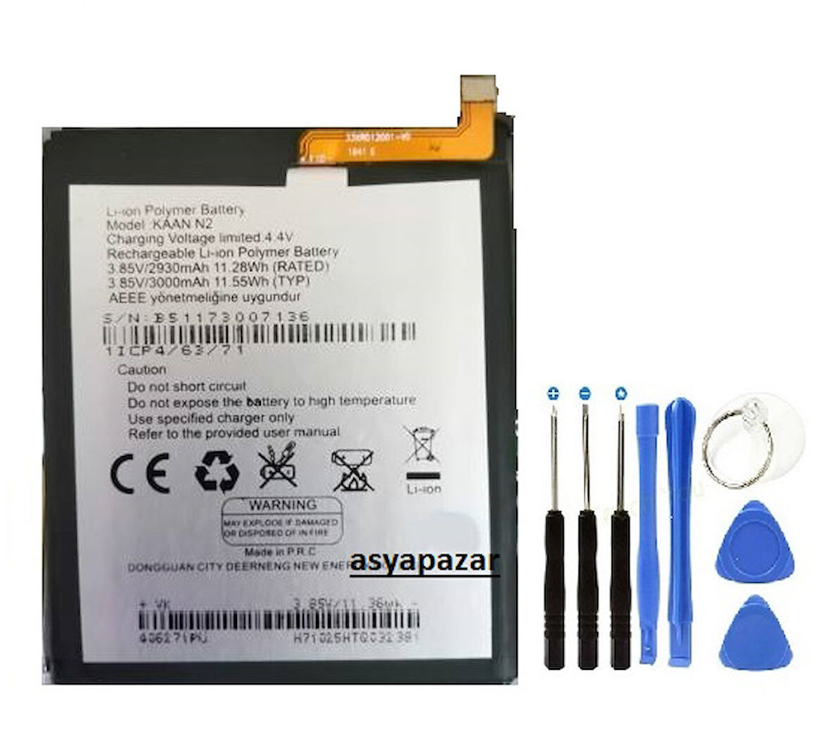 KAAN N2 PİL BATARYA VE TAMİR SETİ