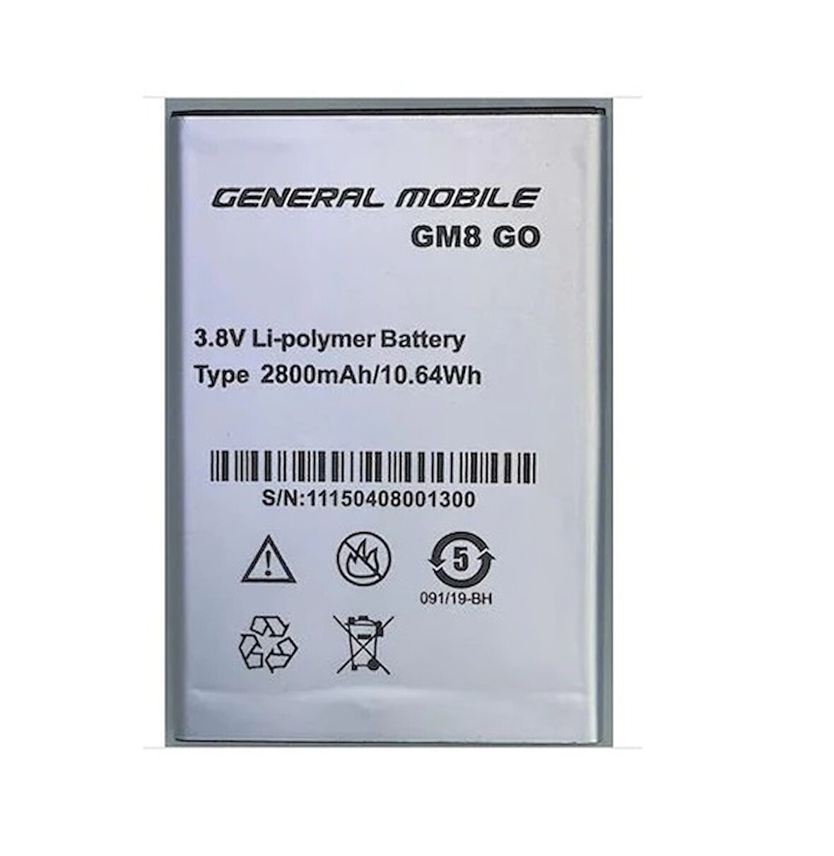 General Mobile GM8 GO Pil Batarya