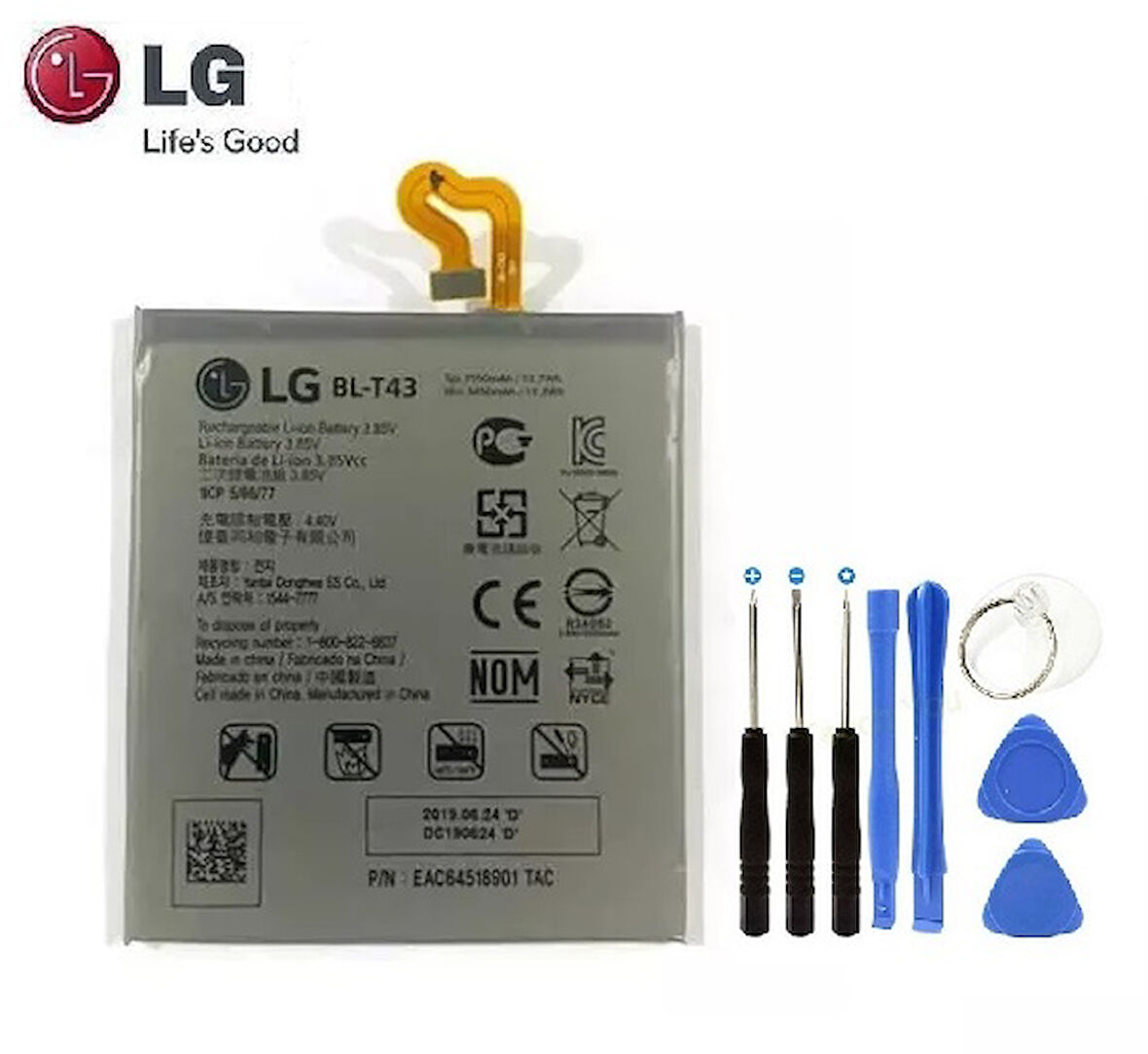 LG G8s ThinQ Batarya Pil Tamir Seti BL-T43