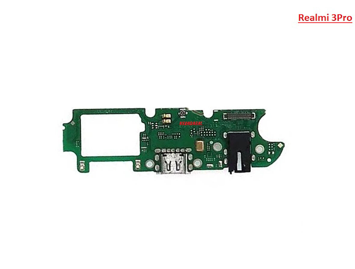 Oppo Realme 3 Pro Şarj Soket Mikrofon ve Kulaklık Soket Bordu