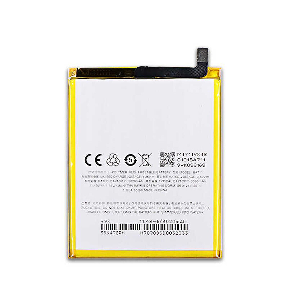 Meizu M6 BA711 Pil Batarya