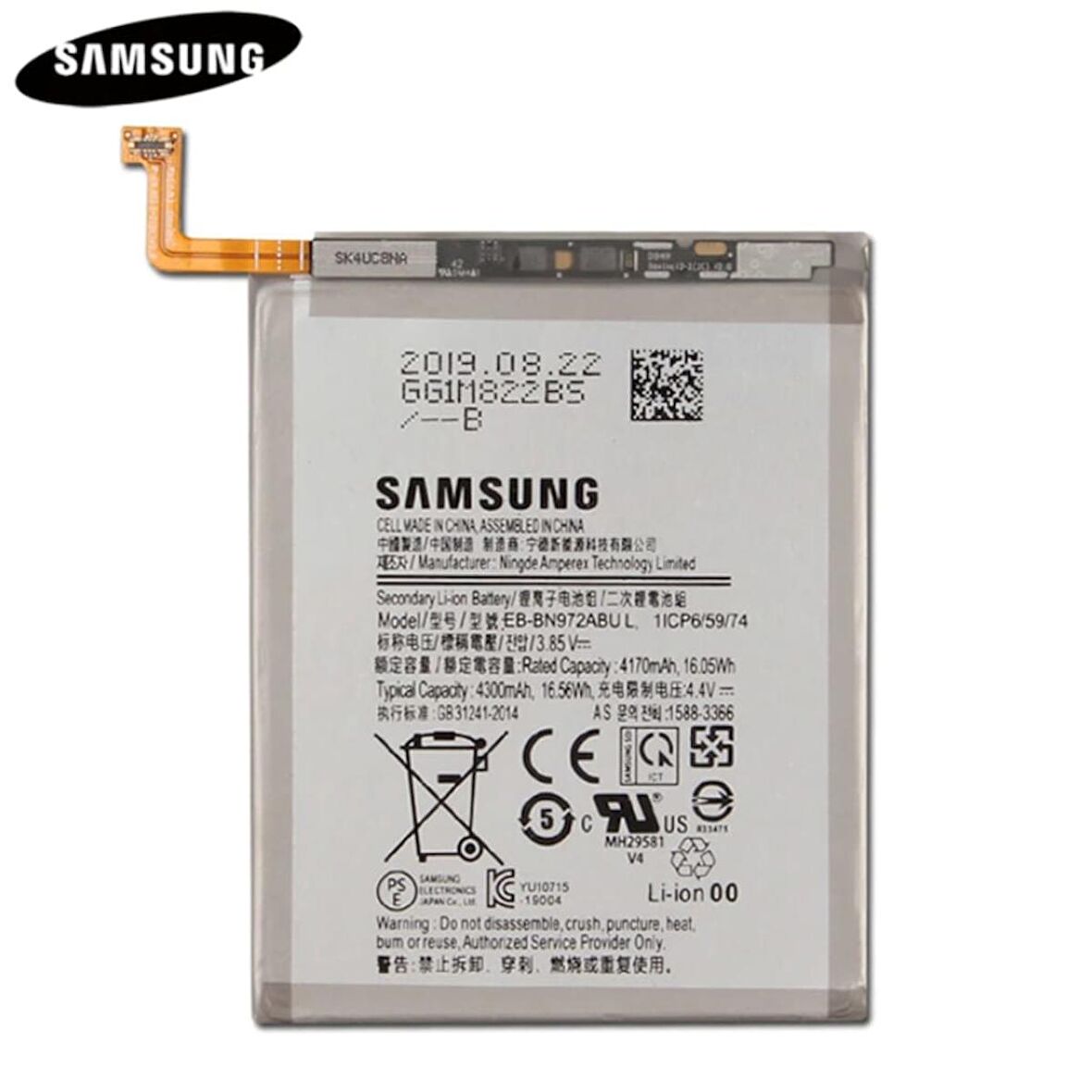 Samsung Galaxy Note 10 Plus Batarya EB-BN972ABU