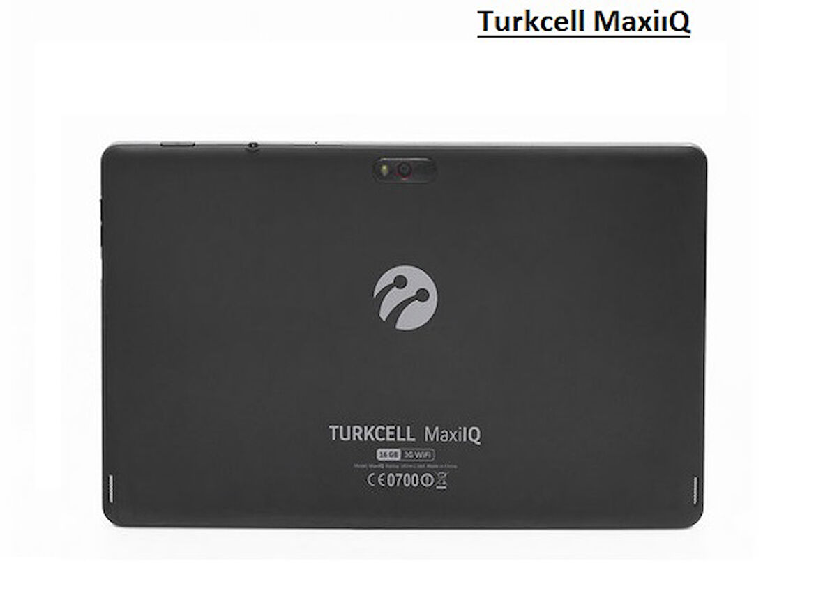 Turkcell MaxiıQ Arka Kapak Siyah