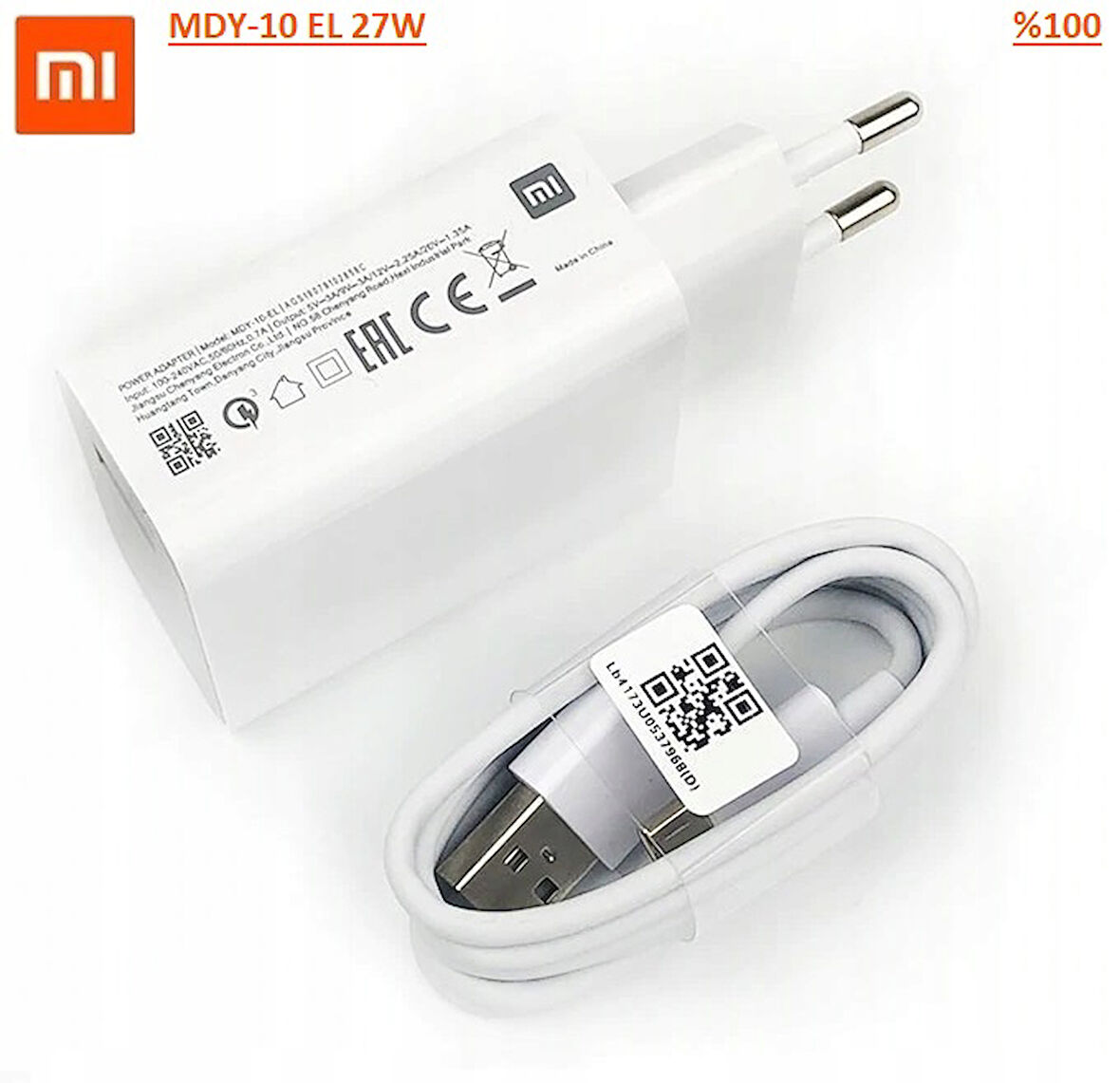 Xiaomi Note 10 Şarj Cihazı Aleti QC 3.0  MDY-10-EL 27W