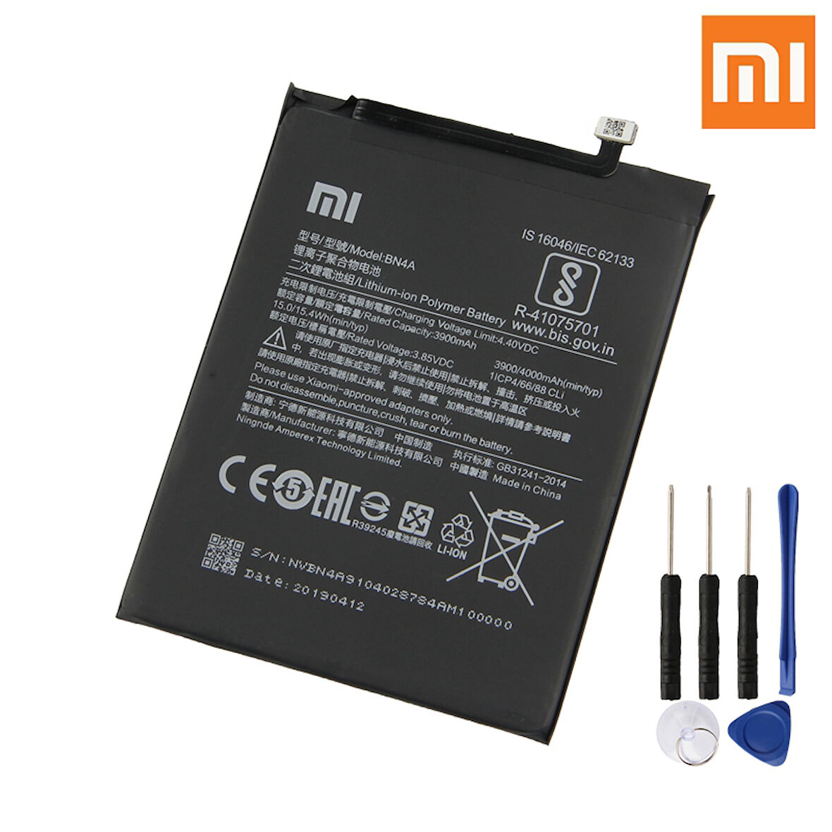 Xiaomi Redmi Note 7 Batarya Pil BN4A ve Tamir Seti
