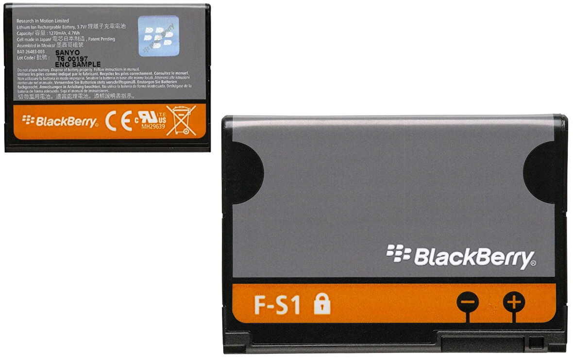 BlackBerry 9800 Pil Batarya FS1 Batarya Pil