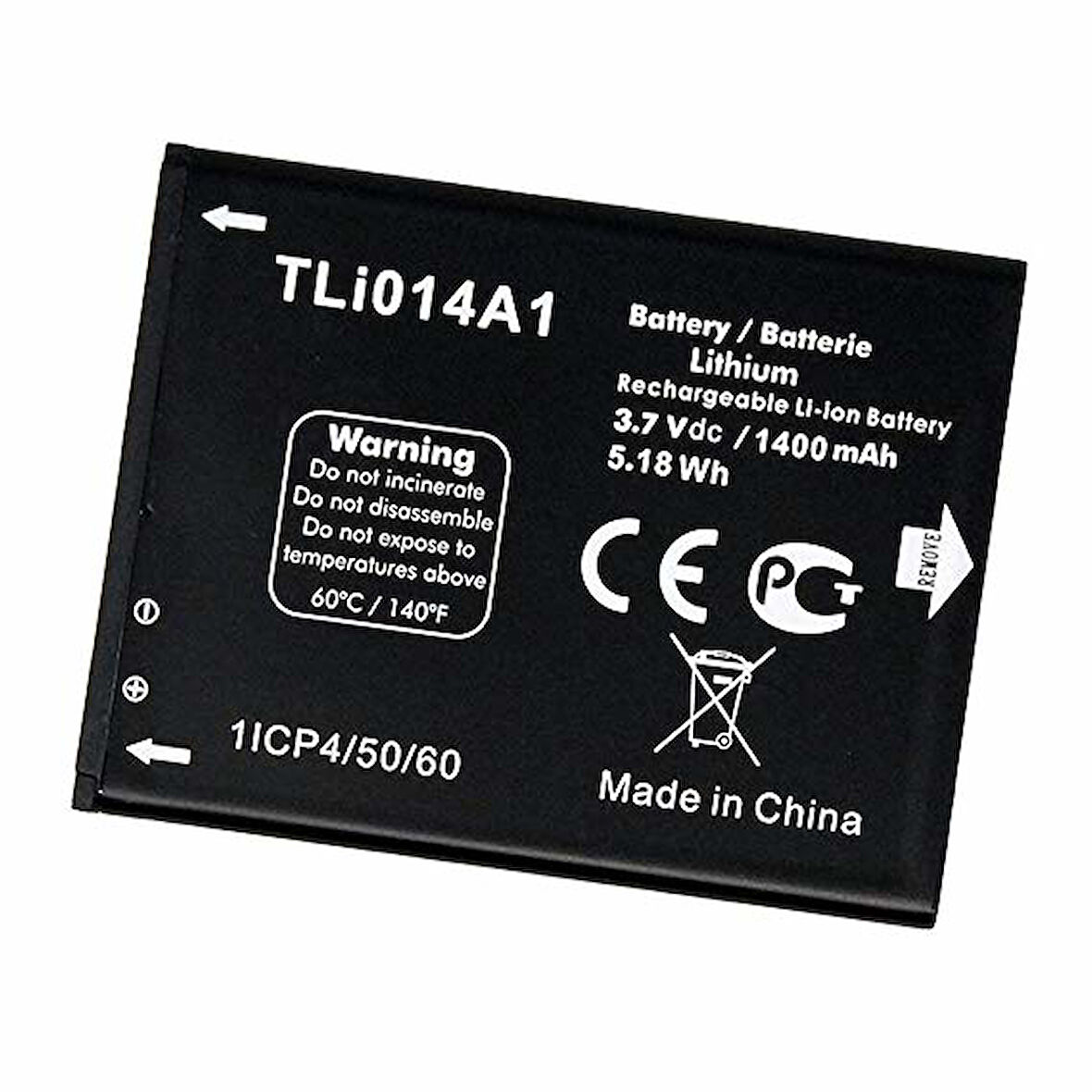 Vodafone 875 Smart 4 Mini One Touch Pop T 4010 TLi014A1 Batarya