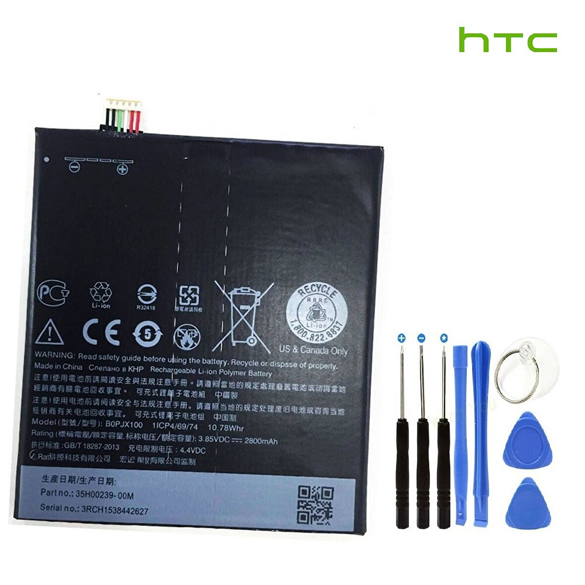 Htc Desire 828-830 Batarya Pil BOPJX100+Tamir Seti