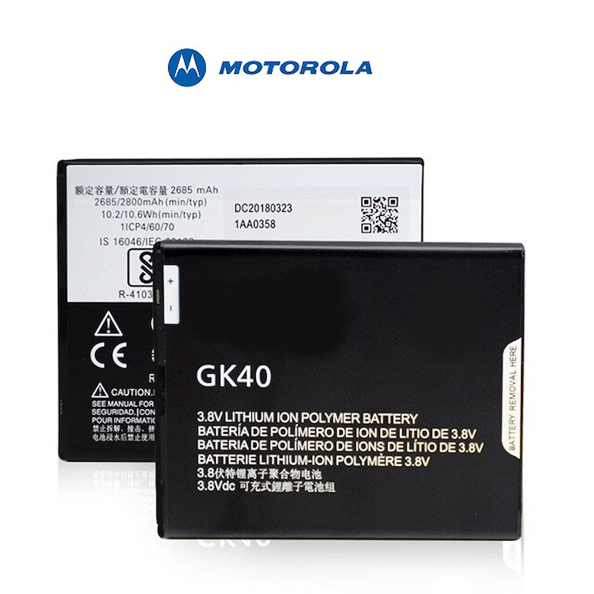 Motorola Moto G5 - G4 Play - E3 GK40 Batarya Pil