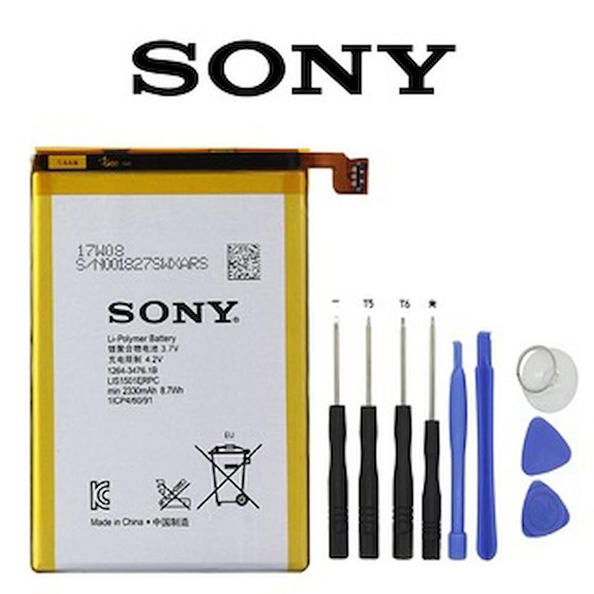Sony Xperia X ZL Pil Batarya LiS1501ERPC ve Tamir Seti