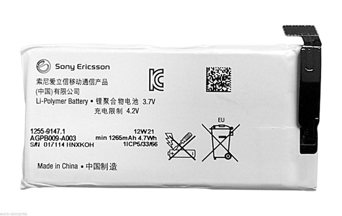 Sony Xperia Sola MT27İ Pil Batarya AGPB009-A003 ve Tamir Seti