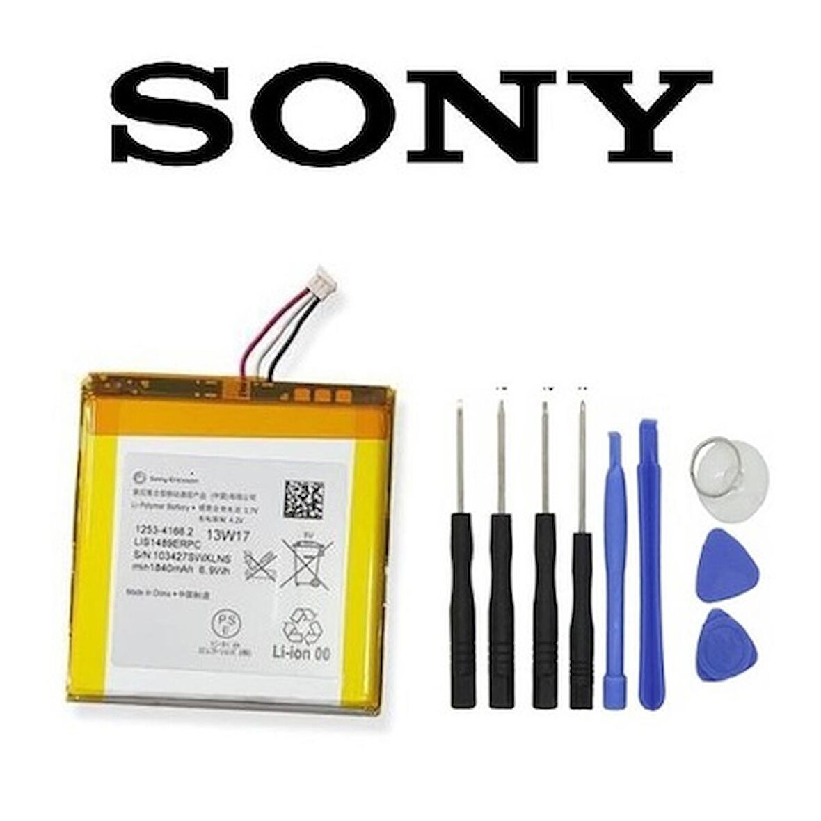 Sony Xperia S LT26W Pil Batarya LİS1489ERPC ve Tamir Seti