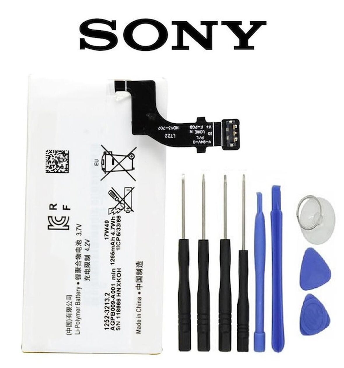 Sony Xperia P LT22 Pil Batarya AGPB009-A001 ve Tamir Seti
